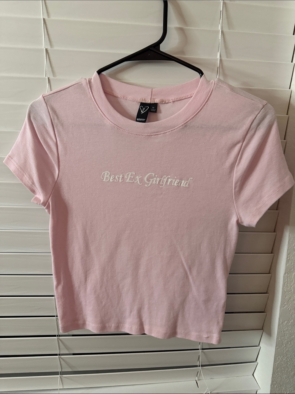 Windsor Light Pink 'Best Ex Girlfriend' Short Sleeve Tee
